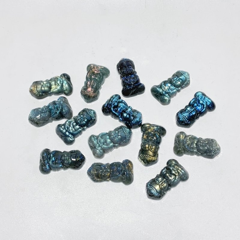High Quality Labradorite Baby Buddha Carving Wholesale - Wholesale Crystals
