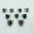 High Quality Labradorite Butterfly Ring Wholesale -Wholesale Crystals