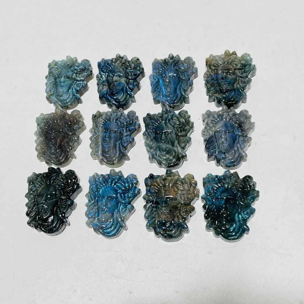 High Quality Labradorite Medusa Carving Wholesale -Wholesale Crystals