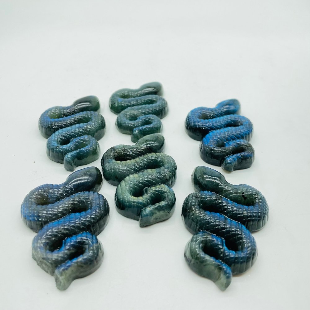 High Quality Labradorite Snake Carving Crystal Wholesale -Wholesale Crystals