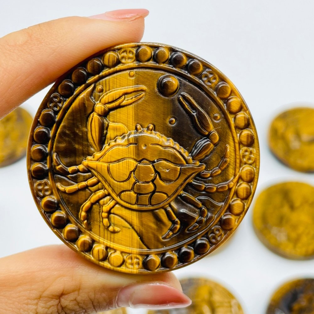 High Quality Tiger Eye Twelve Constellations Carving Wholesale -Wholesale Crystals