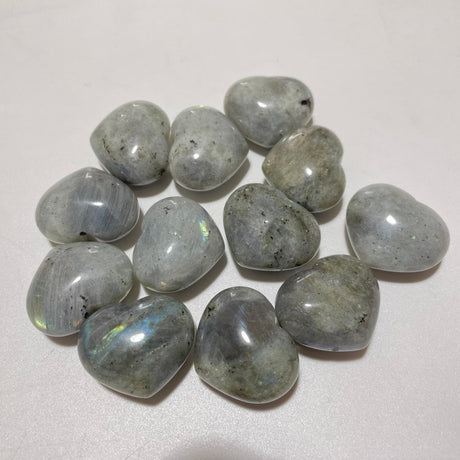 Labradorite Heart 1.2in(3cm) Wholesale -Wholesale Crystals