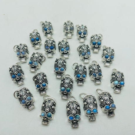 Labradorite King Skull Pendant Wholesale -Wholesale Crystals