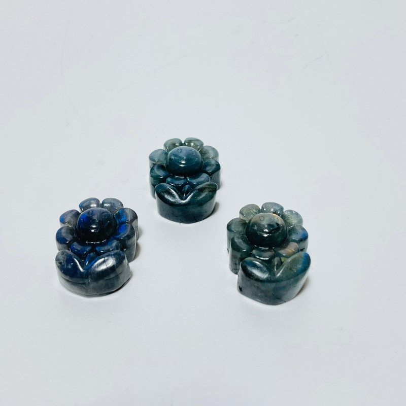 Labradorite Lepidolite Sunflower Crystal Carving Wholesale -Wholesale Crystals