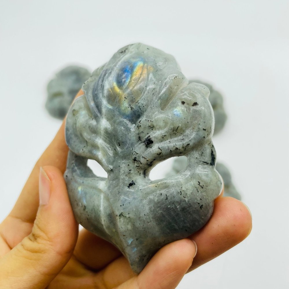Labradorite Masquerade Goddess Mask Carving Wholesale -Wholesale Crystals