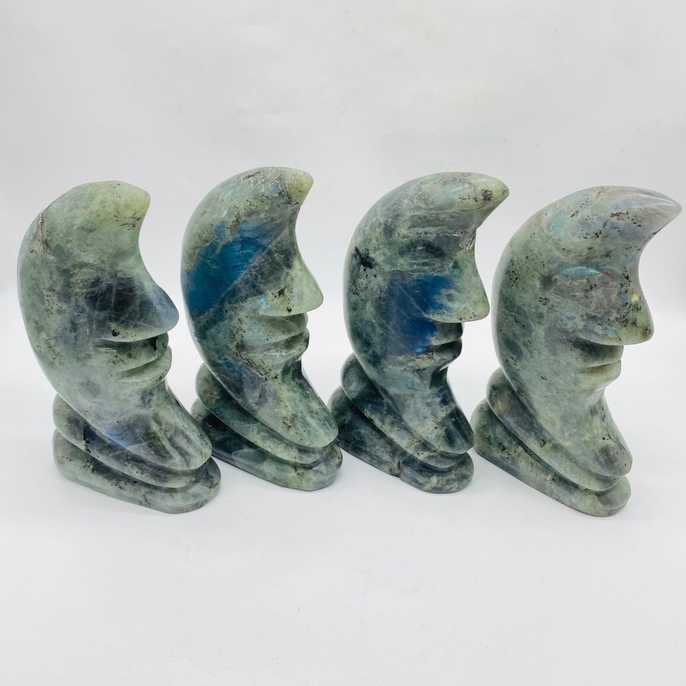 Labradorite Stand Moon Face Wholesale -Wholesale Crystals