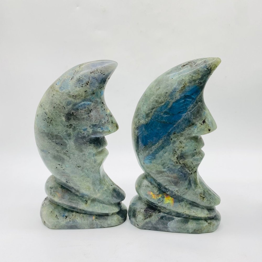 Labradorite Stand Moon Face Wholesale -Wholesale Crystals