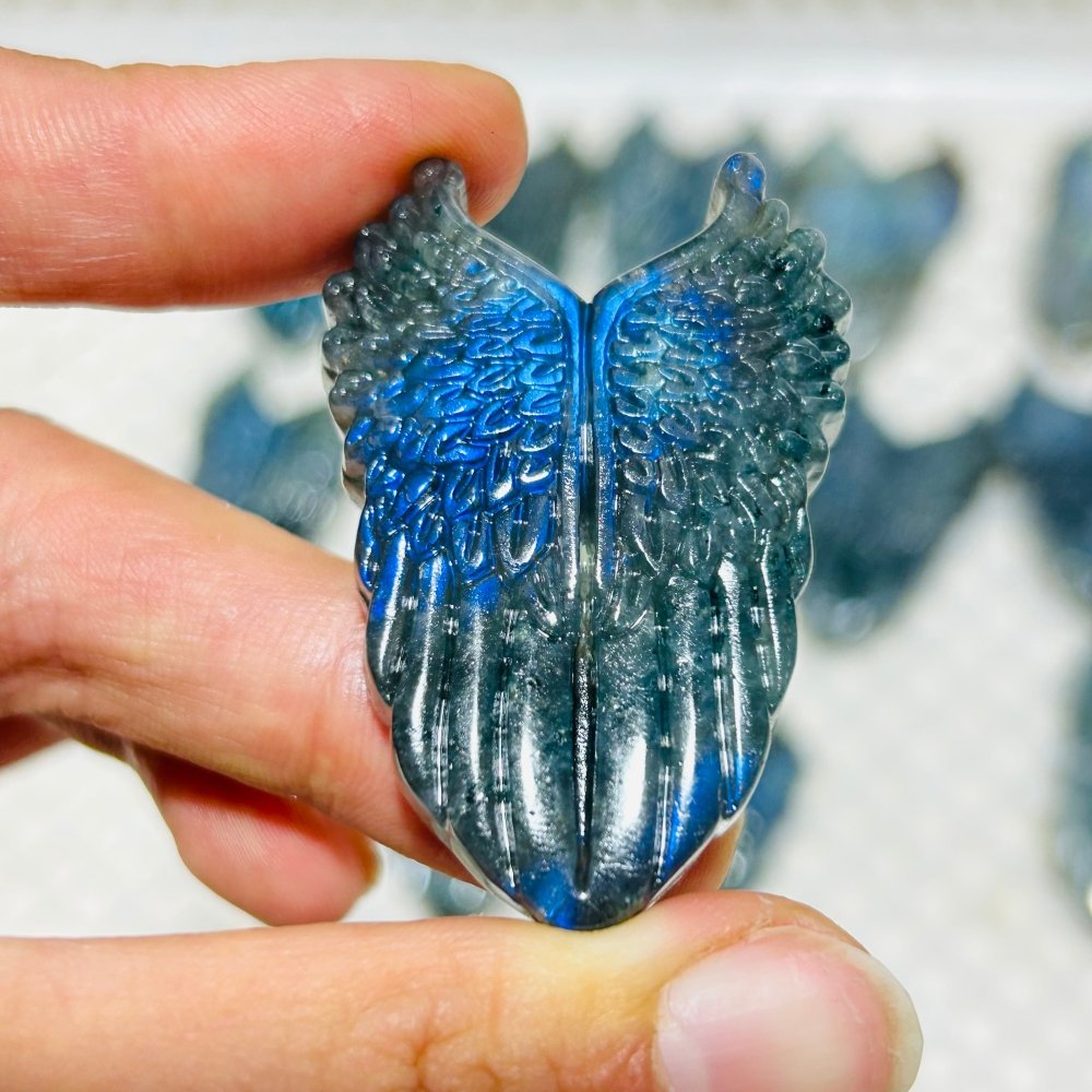 Labradorite Wing Shield Carving Wholesale -Wholesale Crystals