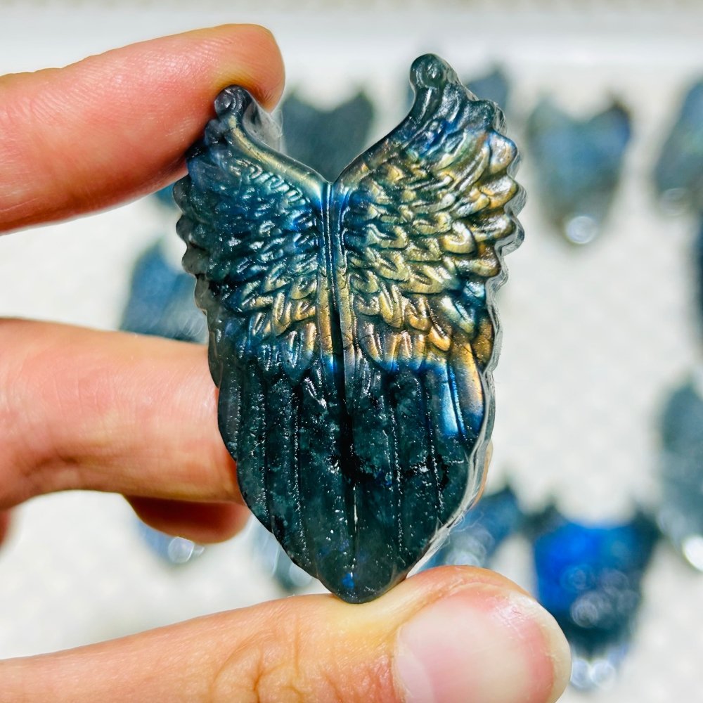 Labradorite Wing Shield Carving Wholesale -Wholesale Crystals