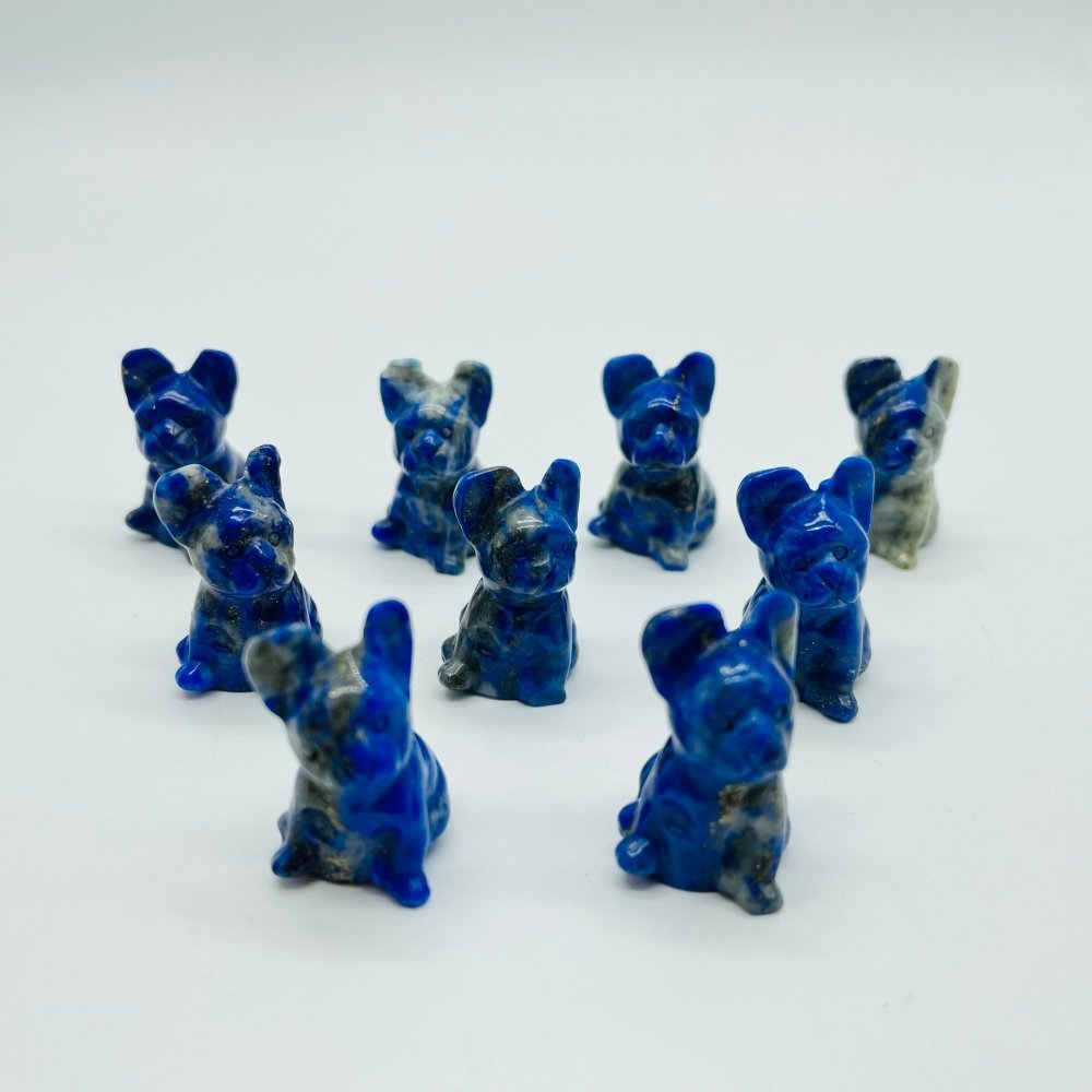 Lapis Lazuli Dog Carving Animal Wholesale -Wholesale Crystals