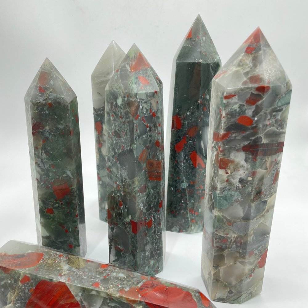Large Africa Blood Tower Point Wholesale -Wholesale Crystals