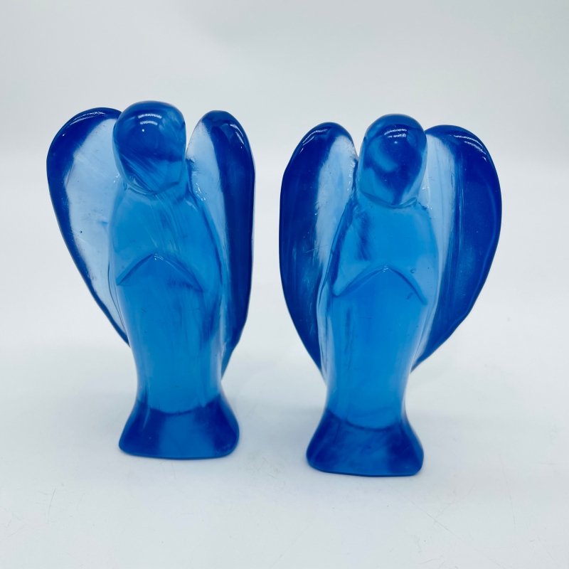 Large Blue Opalite Angel Carving Wholesale -Wholesale Crystals