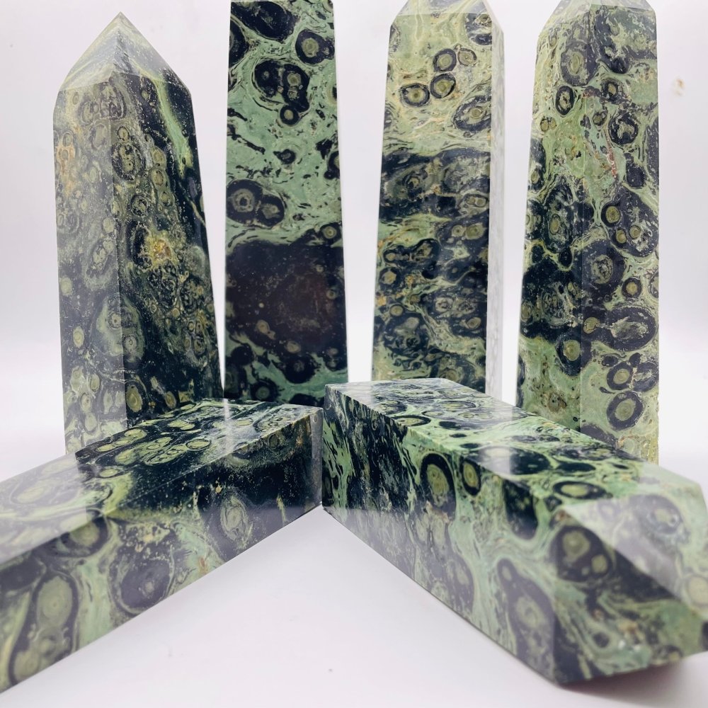 Large Kambaba Jasper Four-Sided Tower Point Wholesale -Wholesale Crystals