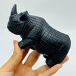 Large Obsidian Rhino Carving Wholesale -Wholesale Crystals