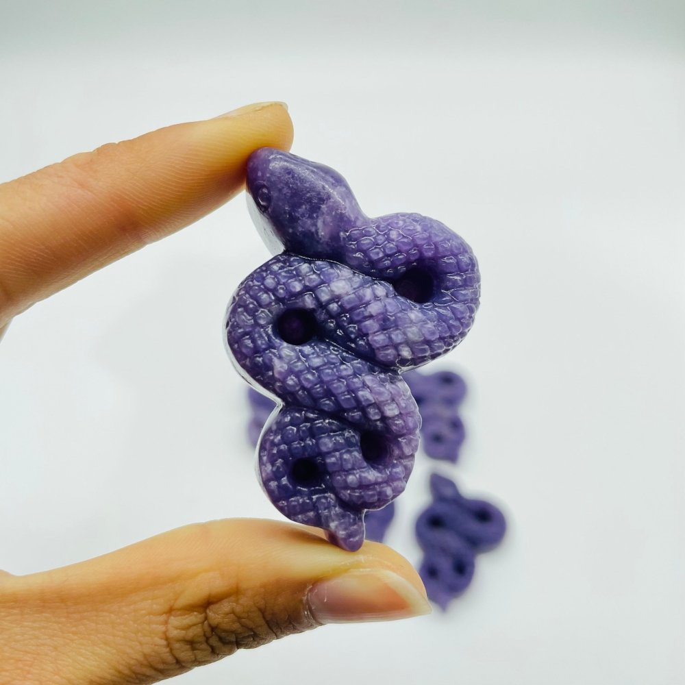 Lepidolite Snake Carving Wholesale -Wholesale Crystals