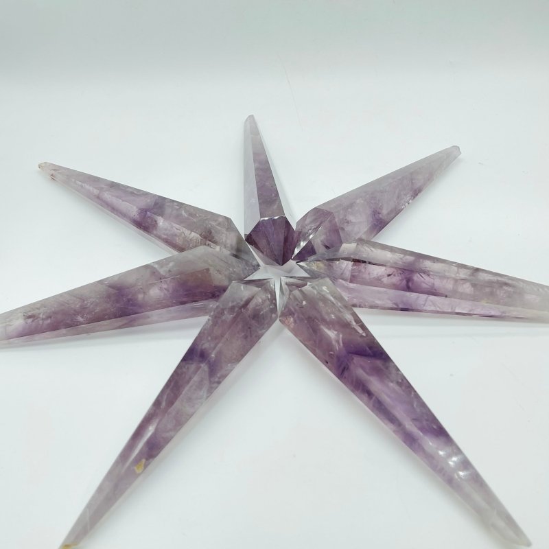 Light Purple God's Fingerprint Amethyst Point Scepter Magic Wand Wholesale - Wholesale Crystals