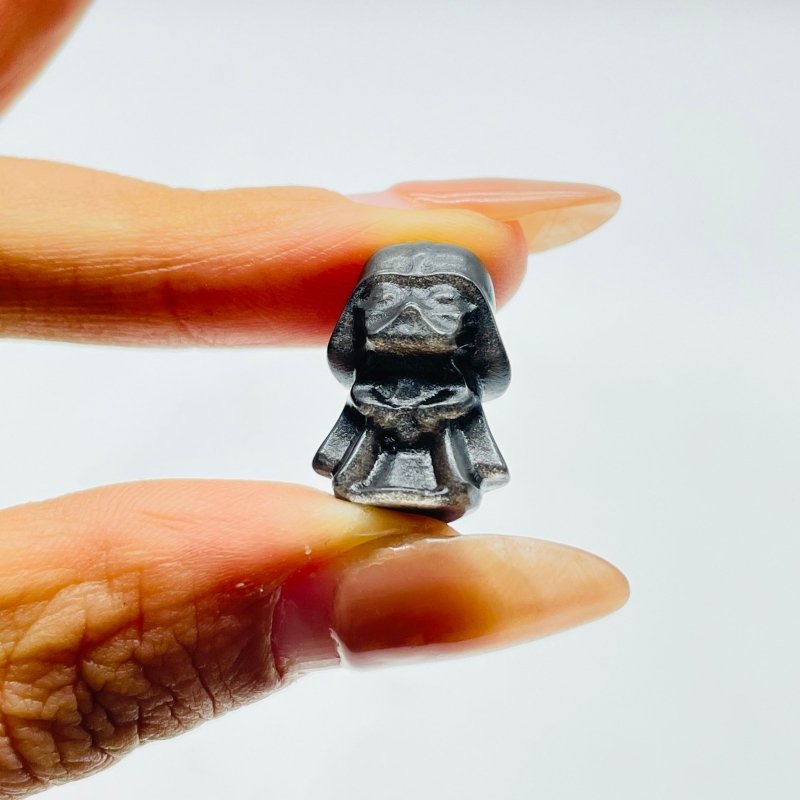 Mini Black Obsidian Darth Vader Carving Wholesale - Wholesale Crystals