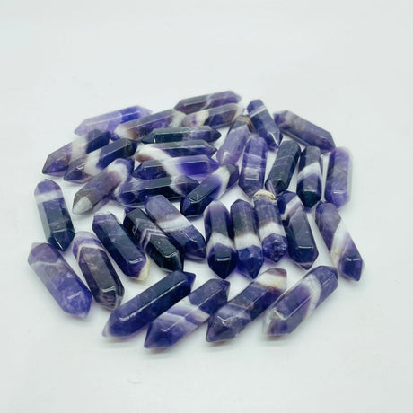 Mini Chevron Amethyst Double Point DIY Pendant Wholesale -Wholesale Crystals