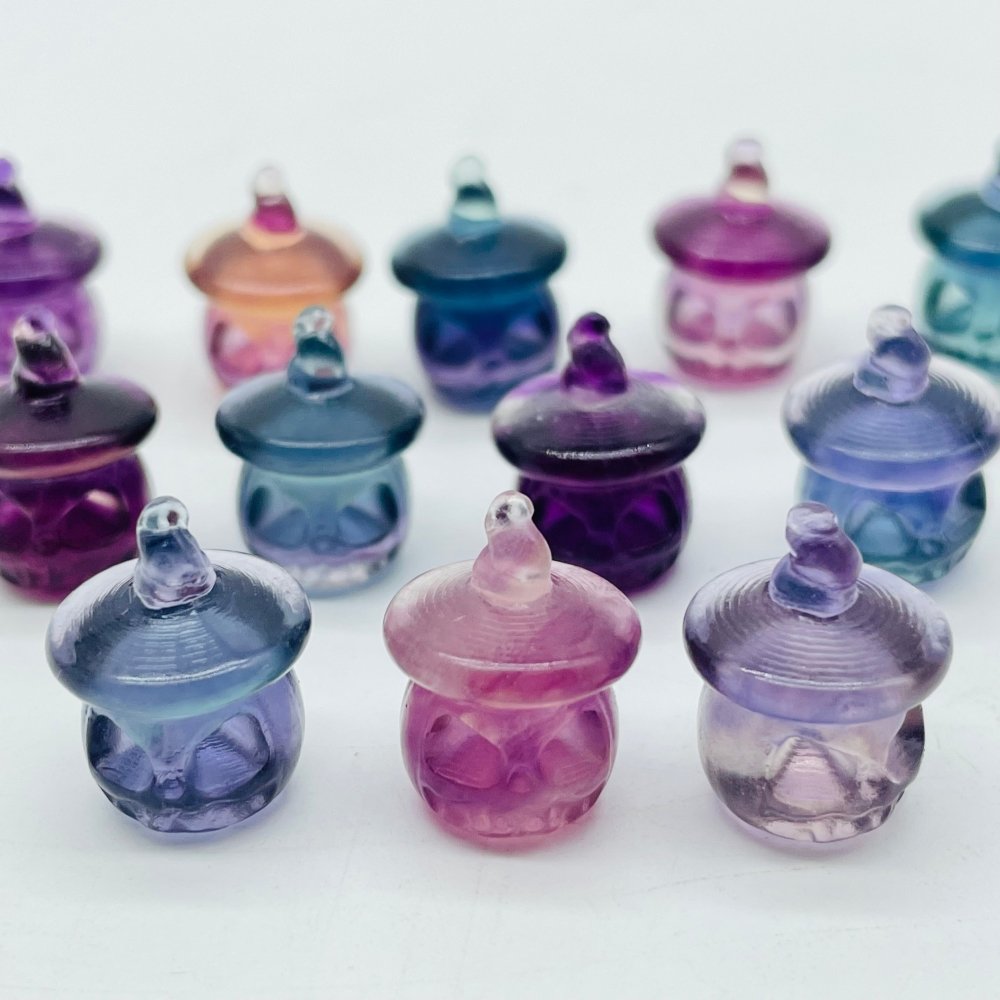 Mini Fluorite Pumpkin Wizard Carving Wholesale -Wholesale Crystals