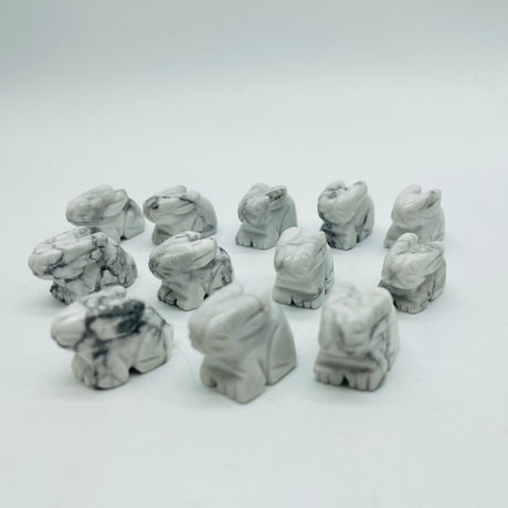 Mini Howlite Rabbit Carving Wholesale -Wholesale Crystals