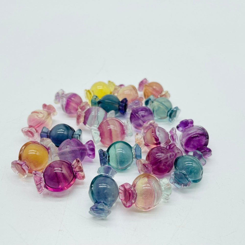 Mini Rainbow Fluorite Candy Carving Wholesale -Wholesale Crystals