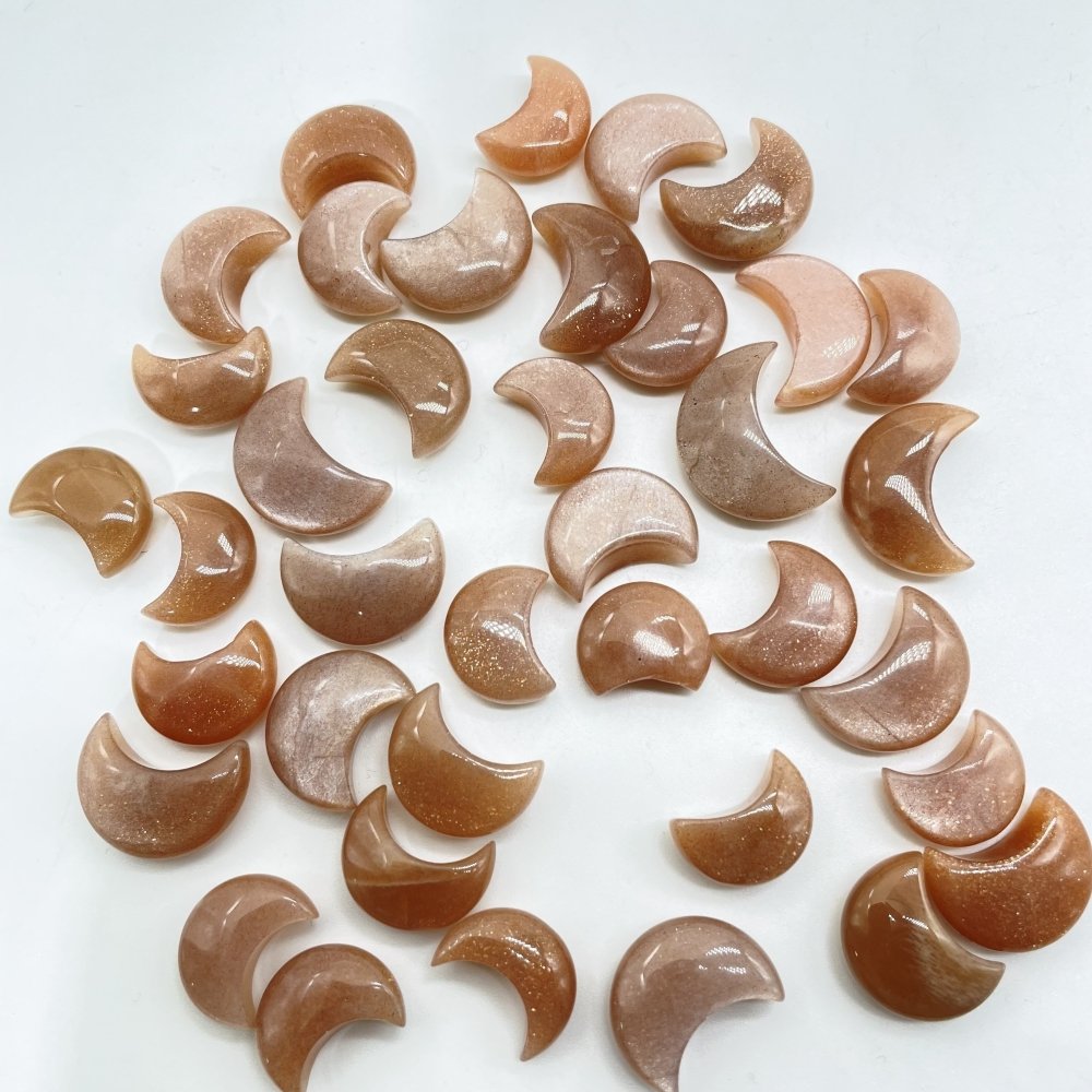 Mini Sunstone Moon Shape Wholesale -Wholesale Crystals