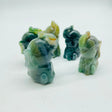 Moss Agate Elephant Crystals Carving Wholesale -Wholesale Crystals
