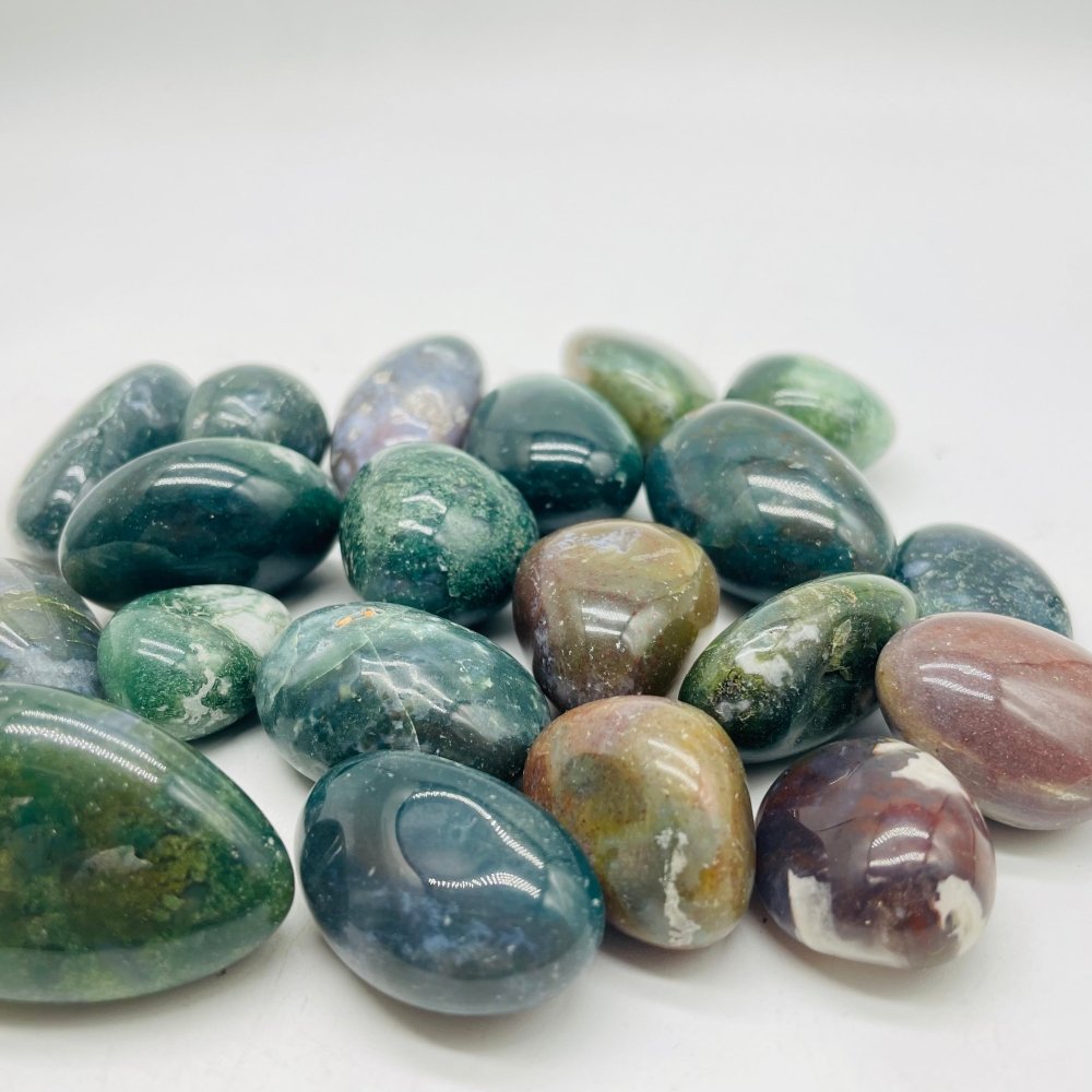 Moss Agate Tumbled Wholesale -Wholesale Crystals