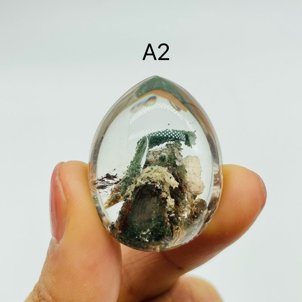 Mountain Shape Inclusion Garden Quartz Lodolite For Jewelry Making DIY Pendant -Wholesale Crystals