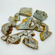 Natural Free Form Geode Flower Pyrite Mixed Agate Slab Wholesale -Wholesale Crystals