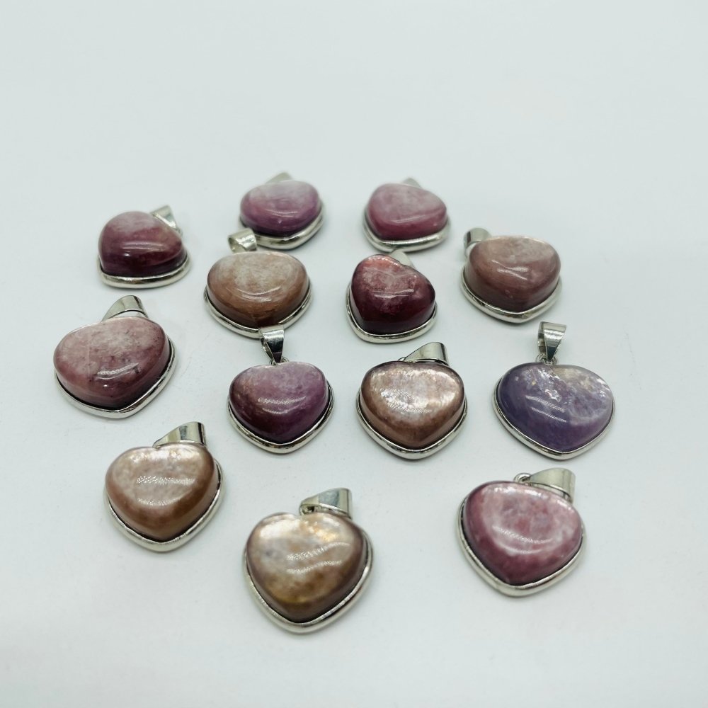 Natural Lepidolite Pendant Charm Wholesale -Wholesale Crystals