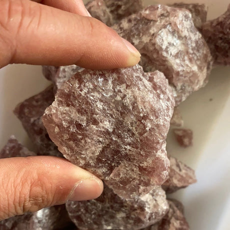 Natural Raw Strawberry Quartz 2.2lb(1kg) Wholesale -Wholesale Crystals