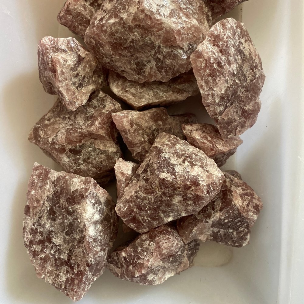 Natural Raw Strawberry Quartz 2.2lb(1kg) Wholesale -Wholesale Crystals