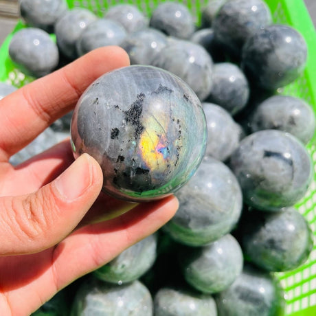 Normal Quality Labradorite Spheres Ball Wholesale -Wholesale Crystals
