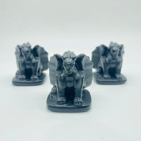 Obsidian Gargoyle With Wings On Base Carving Wholesale -Wholesale Crystals