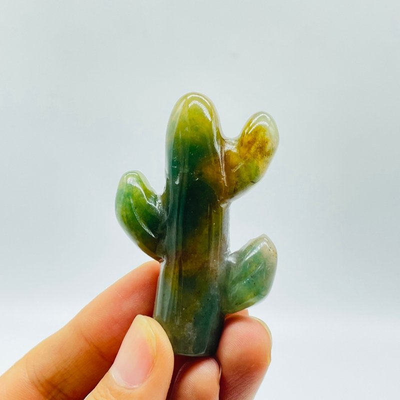 Ocean Jasper Cactus Carving Wholesale -Wholesale Crystals