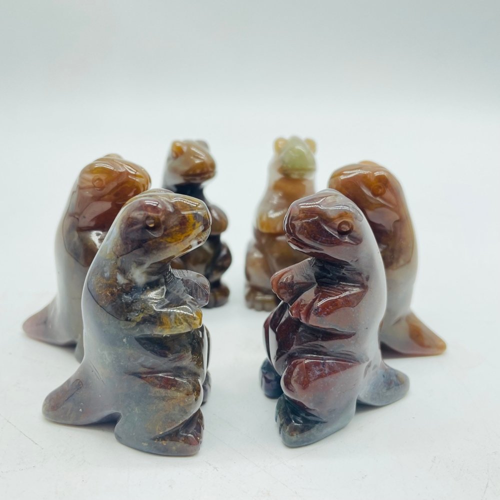 Ocean Jasper Dinosaur Carving Wholesale -Wholesale Crystals