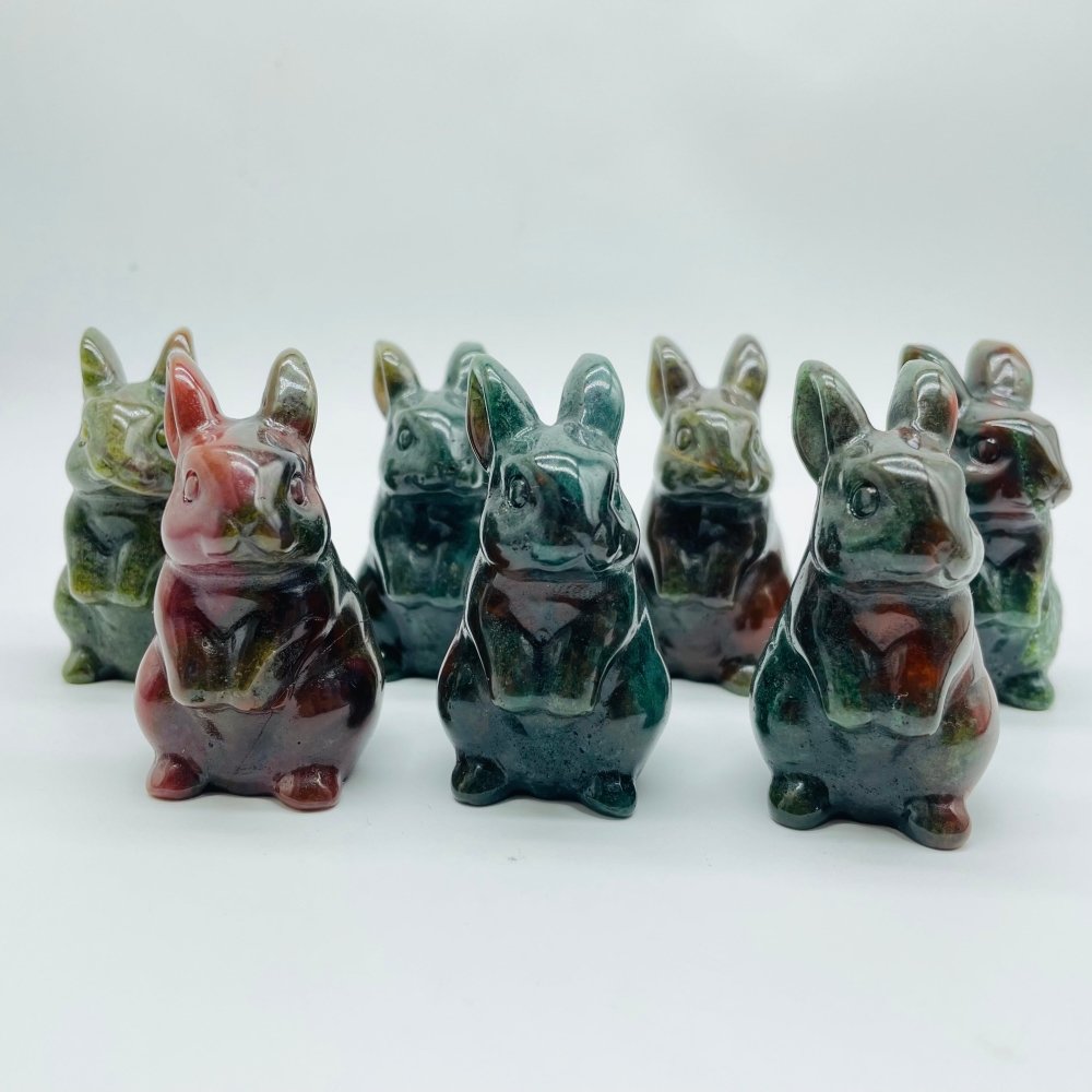 Ocean Jasper Rabbit Carving Wholesale -Wholesale Crystals