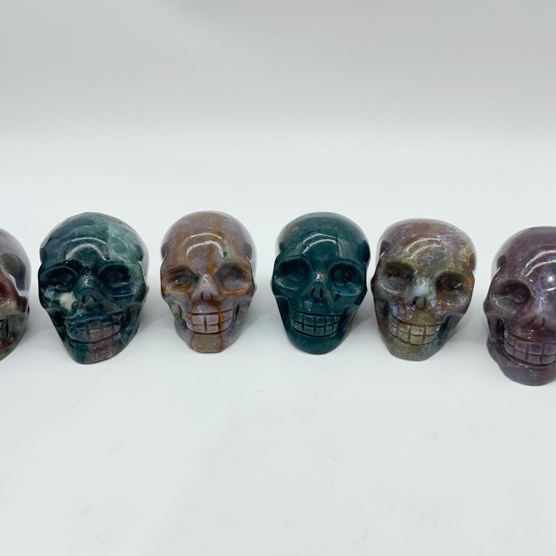 Ocean Jasper Skull Carving Wholesale -Wholesale Crystals