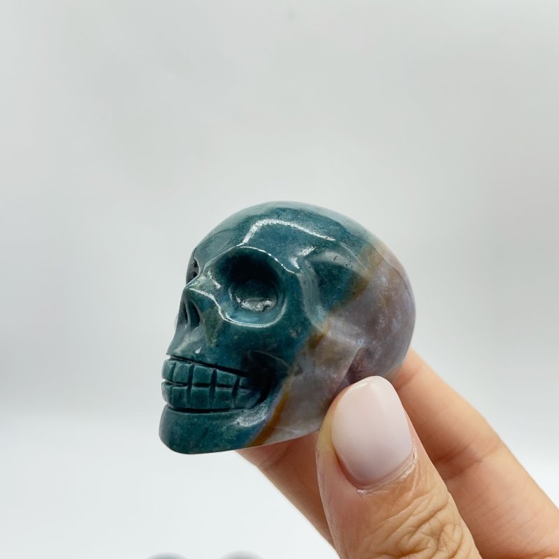 Ocean Jasper Skull Carving Wholesale -Wholesale Crystals