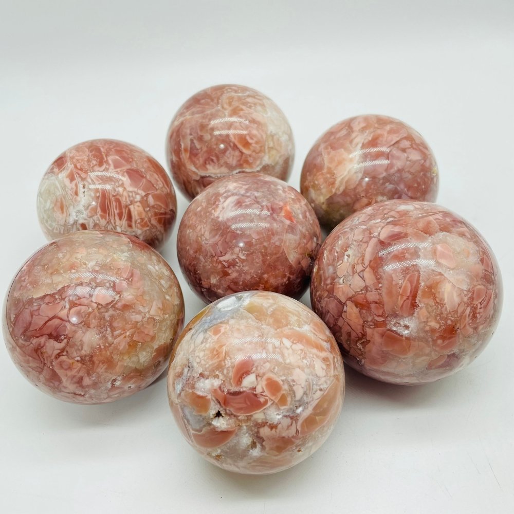 Pink Agate Spheres Ball Wholesale -Wholesale Crystals