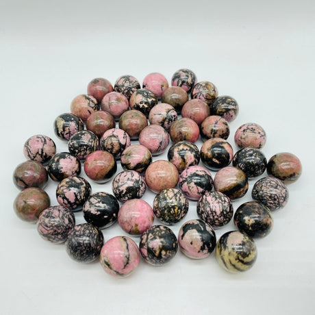 Pink Rhodonite Spheres Ball Wholesale -Wholesale Crystals