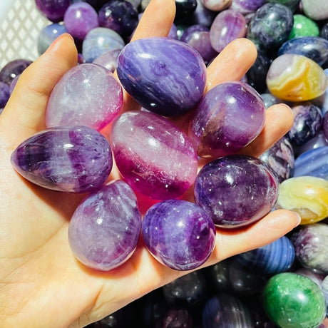 Purple Fluorite Egg Wholesale -Wholesale Crystals