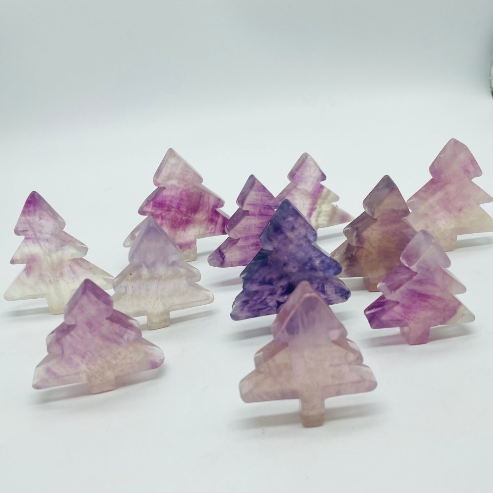 Purple Fluorite Pine Tree Christmas Tree Wholesale -Wholesale Crystals