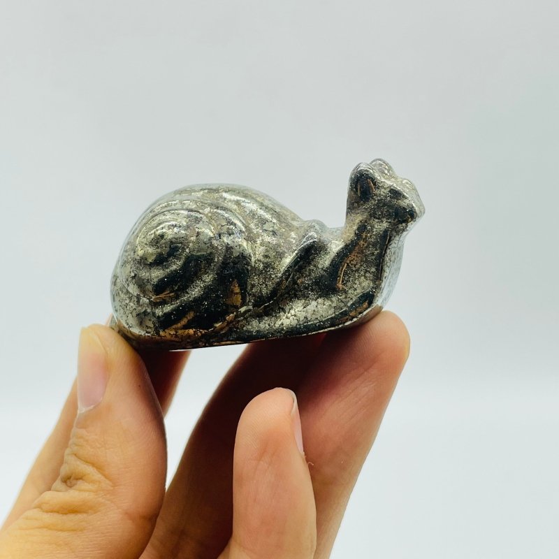 Pyrite Snails Carving Wholesale -Wholesale Crystals
