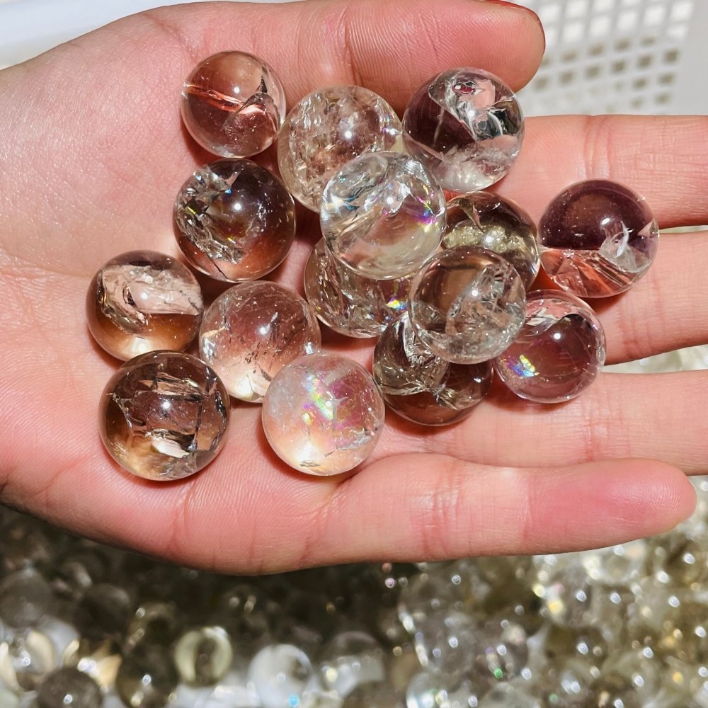 Rainbow Clear Quartz Spheres Ball Wholesale -Wholesale Crystals