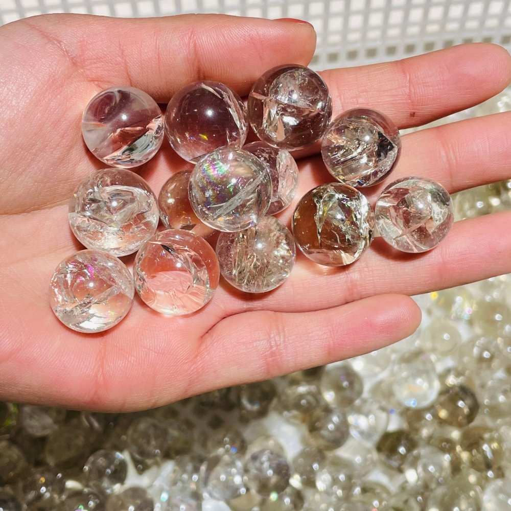 Rainbow Clear Quartz Spheres Ball Wholesale -Wholesale Crystals