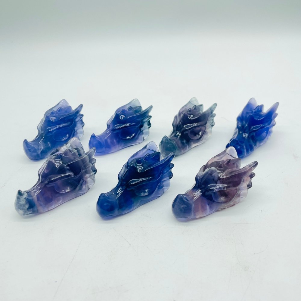 Rainbow Fluorite Dragon Head Carving Wholesale -Wholesale Crystals