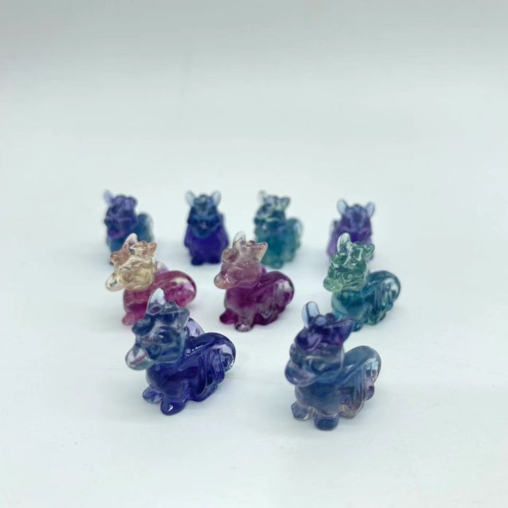Rainbow Fluorite Flying Mini Dragon Wholesale -Wholesale Crystals