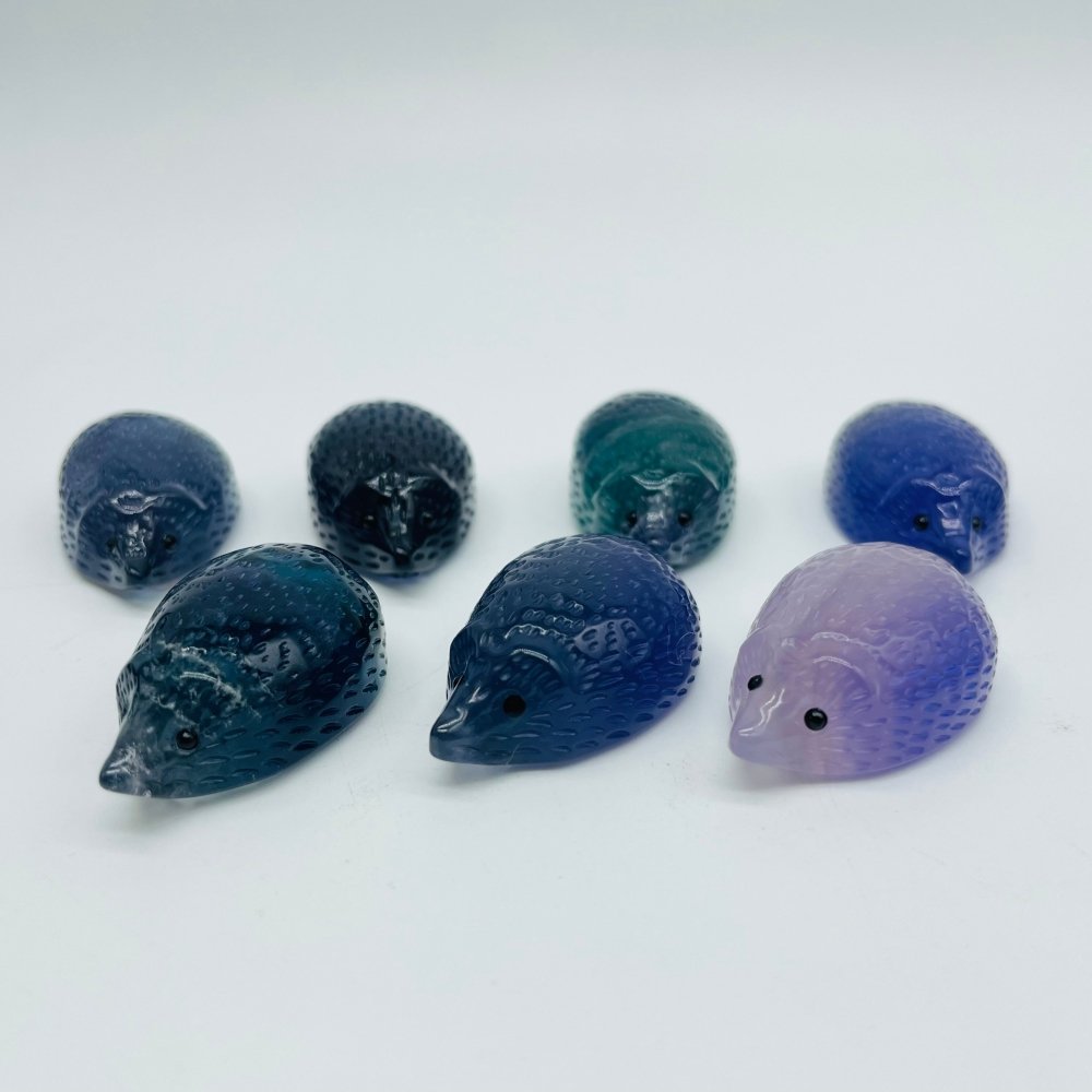 Rainbow Fluorite Hedgehog High Quality Carving Wholesale -Wholesale Crystals